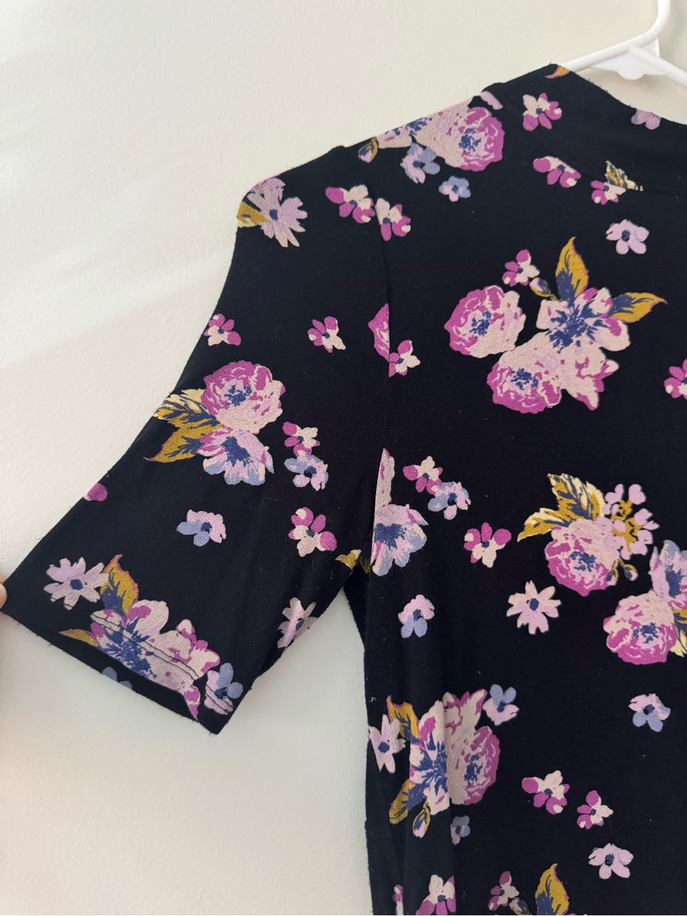 FREE PEOPLE Open Back Floral Blouse S - Picture 6 of 11